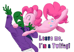 Size: 1280x900 | Tagged: safe, artist:sunibee, color edit, edit, pinkie pie, oc, oc:anon, g4, angry, colored, duo, kissing, shipping