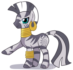 Size: 1024x981 | Tagged: safe, artist:lyneee, zecora, zebra, g4, female, simple background, solo, transparent background