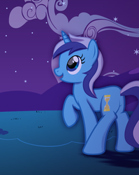 Size: 3000x3773 | Tagged: safe, artist:spectty, minuette, pony, unicorn, g4, female, high res, solo, stars