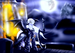 Size: 4923x3480 | Tagged: safe, artist:yula568, pony, absurd resolution, diana, diana the scorn of the moon, league of legends, ponified, solo