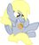 Size: 841x949 | Tagged: safe, artist:crazypon3, derpy hooves, pegasus, pony, g4, alternate cutie mark, female, mare, solo