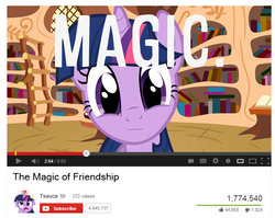 Size: 666x529 | Tagged: safe, twilight sparkle, g4, library, magic, obviously fake, youtube