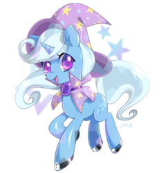 Size: 500x536 | Tagged: safe, artist:jiayi, trixie, pony, unicorn, g4, cute, diatrixes, female, horseshoes, mare, simple background, solo, transparent background