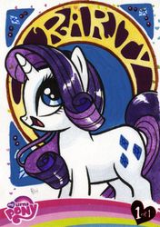 Size: 1280x1814 | Tagged: safe, artist:brenda little, idw, rarity, g4, female, solo, traditional art