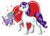 Size: 3588x2576 | Tagged: safe, artist:bakameganekko, rarity, spike, dragon, pony, unicorn, g4, barb, elusive, female, heart, male, rule 63, ship:barlusive, ship:sparity, shipping, simple background, stallion, straight, transparent background