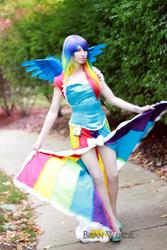 Size: 640x960 | Tagged: safe, artist:rougeleaderred, rainbow dash, human, g4, cosplay, irl, irl human, photo, solo