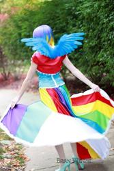 Size: 640x960 | Tagged: safe, artist:rougeleaderred, rainbow dash, human, g4, cosplay, irl, irl human, photo, solo