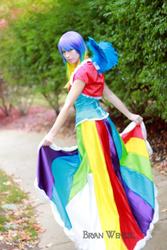 Size: 640x960 | Tagged: safe, artist:rougeleaderred, rainbow dash, human, g4, cosplay, irl, irl human, photo, solo