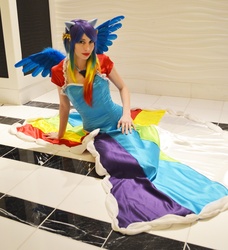 Size: 3072x3369 | Tagged: safe, artist:rougeleaderred, rainbow dash, human, g4, cosplay, irl, irl human, photo, solo