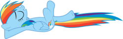 Size: 10000x3196 | Tagged: safe, artist:mrcabezon, rainbow dash, g4, absurd resolution, female, simple background, solo, transparent background, vector