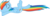 Size: 10000x3196 | Tagged: safe, artist:mrcabezon, rainbow dash, g4, absurd resolution, female, simple background, solo, transparent background, vector