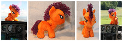 Size: 1551x515 | Tagged: safe, artist:creideiki-se, scootaloo, g4, aircraft, irl, photo, plane, plushie