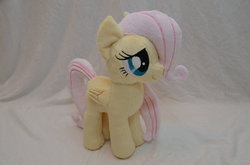 Size: 600x397 | Tagged: safe, artist:makeshiftwings30, fluttershy, g4, filly, irl, photo, plushie