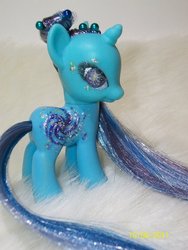Size: 774x1032 | Tagged: safe, artist:luckylittleclover, pony, unicorn, brushable, customized toy, irl, photo, toy