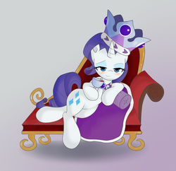 Size: 2000x1935 | Tagged: safe, artist:hidden-cat, princess platinum, rarity, g4, blushing, crown, fainting couch, female, solo, wine