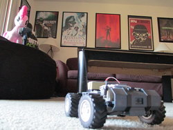 Size: 1280x960 | Tagged: safe, artist:template93, pinkie pie, g4, irl, photo, plushie, rc car