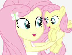 Size: 692x527 | Tagged: safe, artist:dm29, fluttershy, human, pony, equestria girls, g4, cute, duo, female, filly, filly fluttershy, flutterpet, holding a pony, human ponidox, julian yeo is trying to murder us, pony pet, shyabetes, square crossover, younger