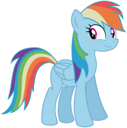 Size: 1968x1982 | Tagged: safe, artist:hankovich, rainbow dash, g4, female, simple background, solo, transparent background, vector