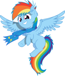 Size: 6000x7070 | Tagged: safe, artist:mactavish1996, rainbow dash, g4, absurd resolution, clothes, female, filly, filly rainbow dash, scarf, solo