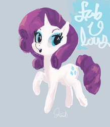 Size: 1244x1428 | Tagged: safe, artist:twitchykismet, rarity, g4, female, solo, text