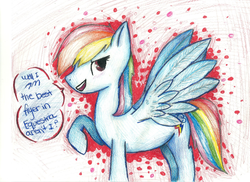 Size: 2296x1672 | Tagged: safe, artist:kitkat300, rainbow dash, g4, female, solo