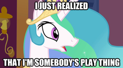 Size: 625x351 | Tagged: safe, princess celestia, g4, female, image macro, solo