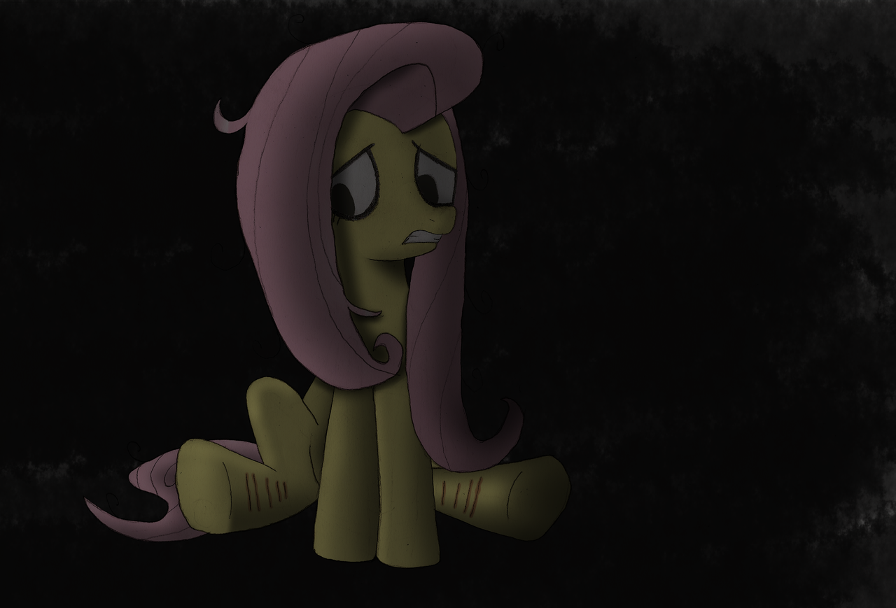 2794483 - artist needed, semi-grimdark, edit, fluttershy, horse