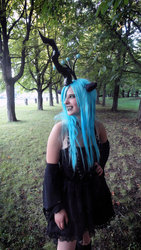Size: 1024x1820 | Tagged: safe, artist:sushimango, queen chrysalis, human, g4, cosplay, irl, irl human, photo, solo