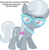 Size: 5710x5800 | Tagged: safe, artist:90sigma, silver spoon, g4, absurd resolution, female, glasses, naughty by nature, shane mcmahon, simple background, solo, song reference, transparent background, vector, wwe