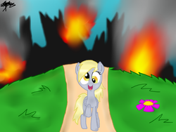 Size: 1600x1200 | Tagged: safe, artist:nanyhoney011, derpy hooves, pegasus, pony, g4, female, mare, solo