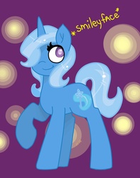 Size: 833x1059 | Tagged: safe, artist:hollyhooves, trixie, pony, unicorn, g4, female, mare, smiling, solo