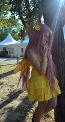 Size: 510x960 | Tagged: safe, artist:bakakawaicosplay0o0, fluttershy, human, g4, cosplay, irl, irl human, photo, solo