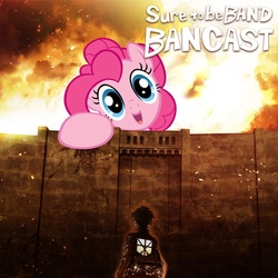 Size: 574x574 | Tagged: safe, pinkie pie, earth pony, pony, g4, attack on titan, crossover, cute, female, happy, mare, shingeki no koyubi