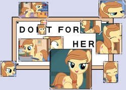 Size: 1920x1371 | Tagged: safe, oc, oc only, oc:cream heart, earth pony, pony, g4, do it for her, earth pony oc, exploitable meme, female, male, mare, meme, the simpsons