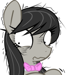 Size: 553x616 | Tagged: safe, artist:haetran, artist:reiduran, octavia melody, earth pony, pony, g4, female, reaction image, simple background, solo, transparent background, vector