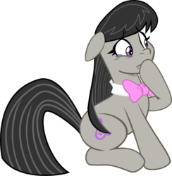 Size: 639x654 | Tagged: safe, artist:haetran, artist:moophins, octavia melody, g4, crying, female, reaction image, simple background, solo, transparent background, vector