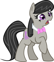 Size: 727x831 | Tagged: safe, anonymous artist, artist:haetran, octavia melody, earth pony, pony, g4, female, mare, simple background, solo, transparent background, vector