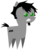 Size: 2232x2944 | Tagged: safe, pony, dan, dan vs, pointy ponies, ponified, simple background, solo, transparent background, vector