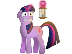 Size: 1024x768 | Tagged: dead source, safe, artist:zacproductions, twilight sparkle, g4, crying, female, lantern, magic, solo