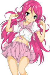 Size: 559x835 | Tagged: safe, artist:xered, pinkie pie, human, g4, bedroom eyes, female, humanized, solo