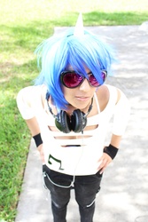 Size: 3456x5184 | Tagged: safe, artist:awesome-vivi, dj pon-3, vinyl scratch, human, g4, cosplay, headphones, irl, irl human, photo, solo