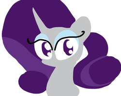 Size: 876x695 | Tagged: safe, artist:weaver, rarity, g4, female, simple background, solo, white background