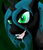 Size: 831x961 | Tagged: safe, artist:crazyhuskyarchie, queen chrysalis, changeling, changeling queen, g4, fangs, female, solo