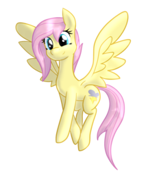 Size: 1365x1577 | Tagged: safe, artist:etiluos, fluttershy, fanfic:a minor variation, g4, alternate hairstyle, female, solo