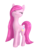 Size: 961x1269 | Tagged: safe, artist:etiluos, pinkie pie, fanfic:a minor variation, g4, alternate hairstyle, eyes closed, female, pinkamena diane pie, solo