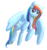 Size: 1289x1374 | Tagged: safe, artist:etiluos, rainbow dash, fanfic:a minor variation, g4, alternate hairstyle, female, solo