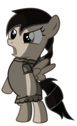 Size: 5800x9400 | Tagged: safe, artist:radiationalpha, pegasus, pony, absurd resolution, bipedal, crossover, female, filly, ponified, rise, simple background, skillet, skillet (band), solo, transparent background, vector