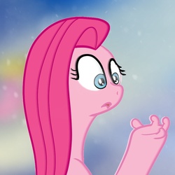 Size: 800x800 | Tagged: safe, artist:hudoyjnik, artist:synch-anon, pinkie pie, g4, female, fingers, solo