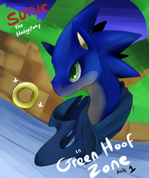 Size: 524x624 | Tagged: safe, artist:blueskybelow, pony, crossover, male, ponified, solo, sonic the hedgehog, sonic the hedgehog (series)