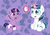 Size: 1248x883 | Tagged: safe, artist:artiecanvas, shining armor, twilight sparkle, pony, g4, baby, baby pony, babying armor, babylight sparkle, cutie mark diapers, diaper, filly, filly twilight sparkle, foal, poofy diaper